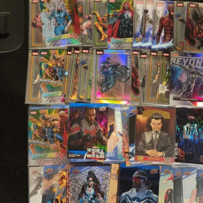 Marvel Upper Deck & Topps Chrome Trading Card Lot - Variant Art Inserts