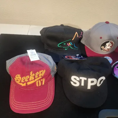 Vintage Hat Lot Snapback Cap Minnesota Twins STPG Negro League FSU Seminoles Harry Potter New w/ tags