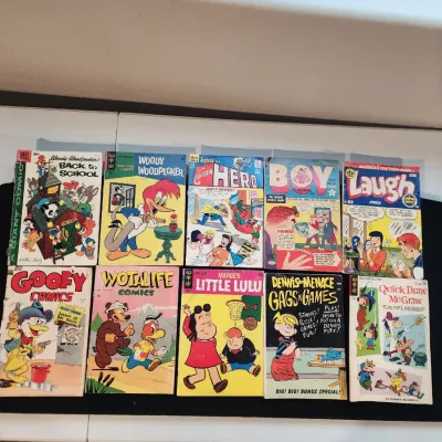 Vintage Comic Book Lot of 1950s 1960s Archie Little Lulu Goofy Woody Woodpecker