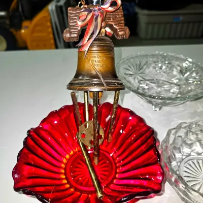 Vintage Wind Chimes and Imperial Glassware Lot