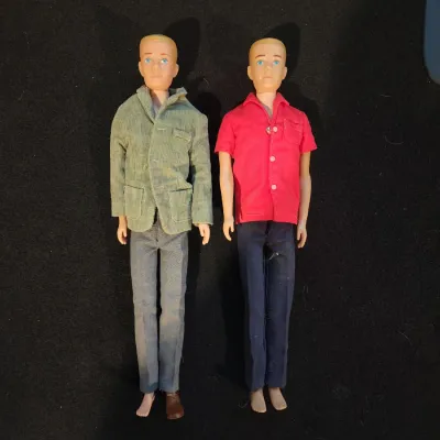 Vintage Mattel Ken Barbie Doll Lot Blonde Hair Blue Eyes Hawthorne California Rare 1960s