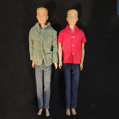 Vintage Mattel Ken Barbie Doll Lot Blonde Hair Blue Eyes Hawthorne California Rare 1960s
