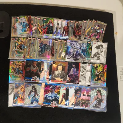 Marvel Upper Deck & Topps Chrome Trading Card Lot - Variant Art Inserts
