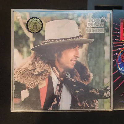 Bob Dylan Vinyl LP Lot - Desire (1976) & Dylan & The Dead (1989) Grateful Dead Rare Sealed