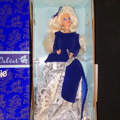 2 Avon Exclusive Barbie Dolls: 1995 Winter Velvet & 1996 Spring Petals NIB