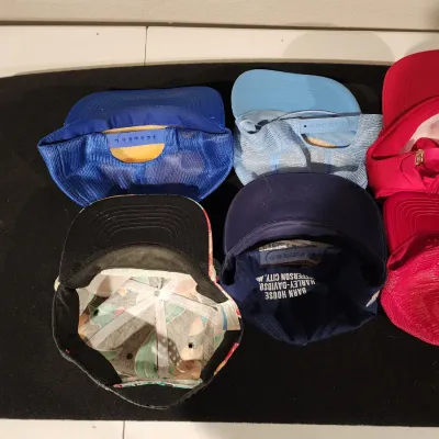 Vintage Trucker Hat Lot Snapback Cap Harley Davidson Airline Beer ND