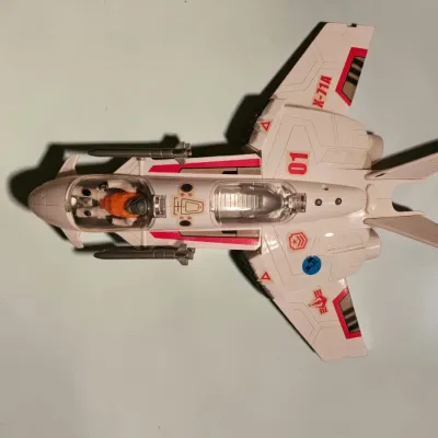Vintage GI Joe Air Strike Jet Fighter Night Conquest X-71A With Action Figure