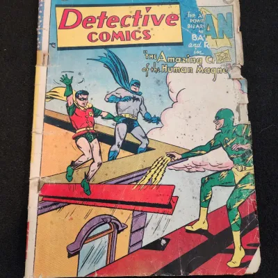 Vintage Detective Comics 181 1952 DC Golden Age Batman Robin 1st Human Magnet Rare Golden Age Comics