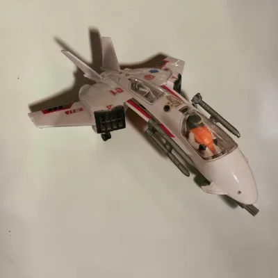 Vintage GI Joe Air Strike Jet Fighter Night Conquest X-71A With Action Figure