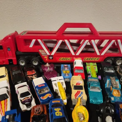 Hot Wheels Cargo Carrier Transporter Truck Case Lot - Vintage Diecast Cars Lot