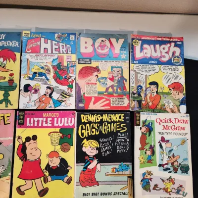 Vintage Comic Book Lot of 1950s 1960s Archie Little Lulu Goofy Woody Woodpecker