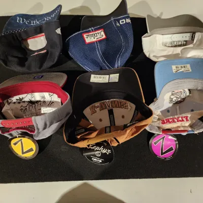 Lot of Vintage & Modern Snapbacks / Golf Hats Zephyr New w/ Tag FSU Dayton K-Wings Titleist