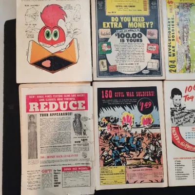 Vintage Comic Book Lot of 1950s 1960s Archie Little Lulu Goofy Woody Woodpecker