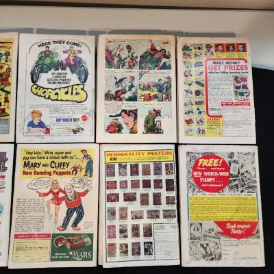 Vintage Comic Lot - Marvel The 'Nam Man-Thing Tarzan Adam-12 Silver Bronze