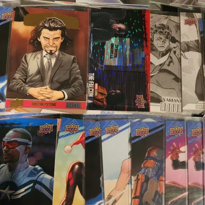 Marvel Upper Deck & Topps Chrome Trading Card Lot - Variant Art Inserts