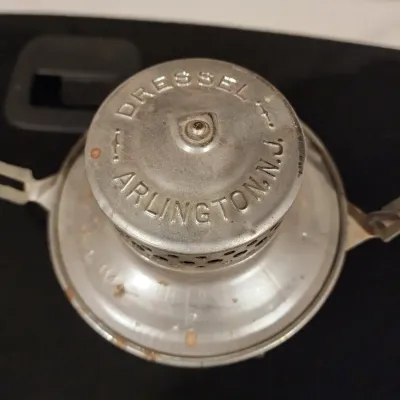 Vintage Dressel Arlington NJ Railroad Lantern Short Globe Train Lamp Antique