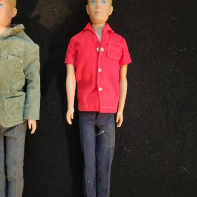Vintage Mattel Ken Barbie Doll Lot Blonde Hair Blue Eyes Hawthorne California Rare 1960s