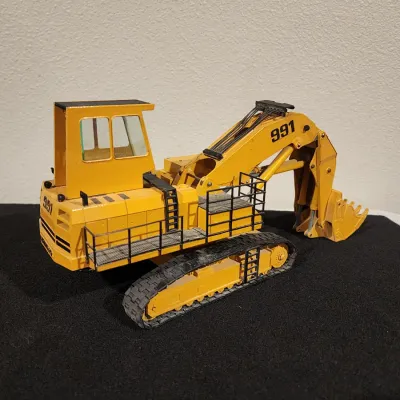 Conrad 2824 Liebherr R 991 Mining Front Shovel Excavator 1/50 Diecast Model Germany