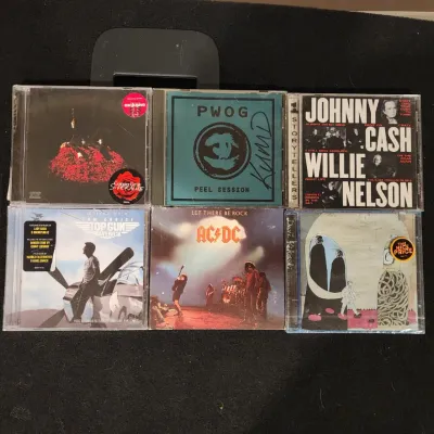 Lot of Music CDs: AC/DC Johnny Cash Top Gun Maverick Soundtrack Sealed New