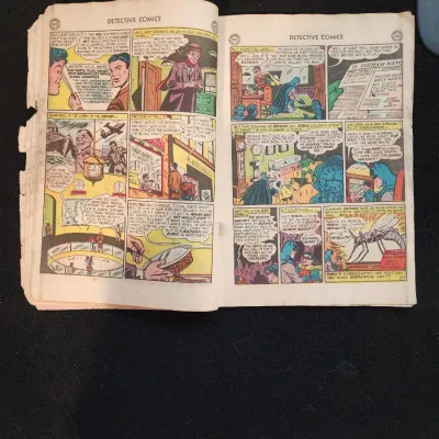 Vintage Detective Comics 181 1952 DC Golden Age Batman Robin 1st Human Magnet Rare Golden Age Comics