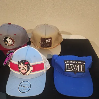 Vintage Hat Lot Snapback Cap Minnesota Twins STPG Negro League FSU Seminoles Harry Potter New w/ tags