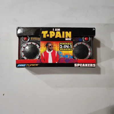 Pro Tunes I Am T-Pain Portable 2-In-1 Speakers Toy New In Box 2011 Vintage