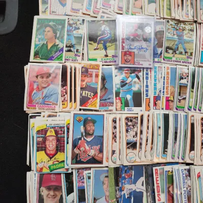 Huge Vintage Baseball Card Lot Paul Dejong Auto Kirby Puckett - Topps Baseball - Over 300 Cards