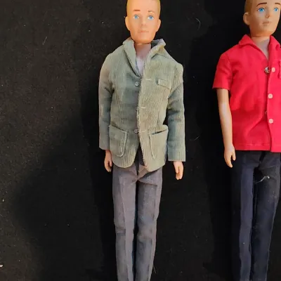 Vintage Mattel Ken Barbie Doll Lot Blonde Hair Blue Eyes Hawthorne California Rare 1960s