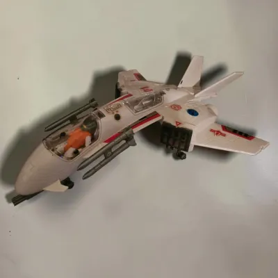 Vintage GI Joe Air Strike Jet Fighter Night Conquest X-71A With Action Figure