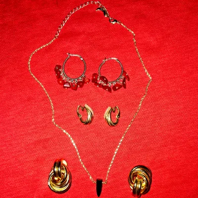 Sterling Silver Designer Jewelry Lot | 3 Pairs of Earrings and Necklace
