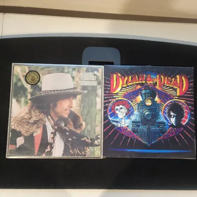 Bob Dylan Vinyl LP Lot - Desire (1976) & Dylan & The Dead (1989) Grateful Dead Rare Sealed
