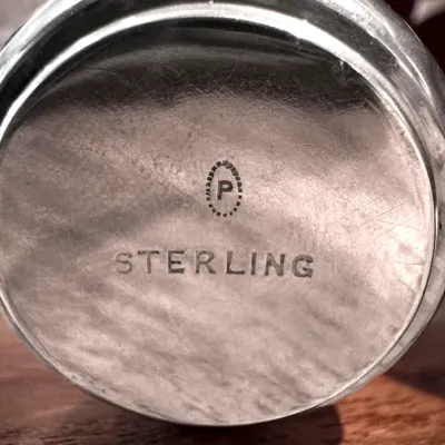 Antique Sterling Silver Kiddush Cups