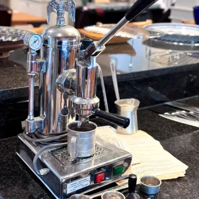 Zacconi Riviera Espresso Machine - Handcrafted in Italy with paperwork