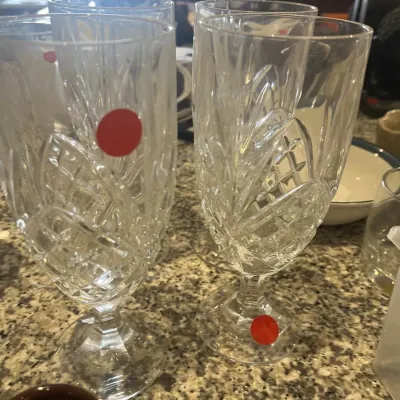 Crystal glasses