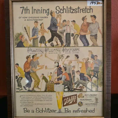 1957 Schlitz Poster