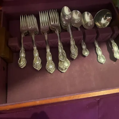 Silver plated silverware