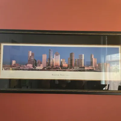 Houston framed photo