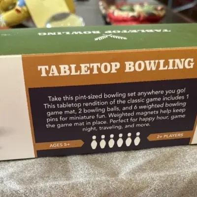 Tabletop Bowling Game