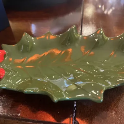 small Christmas plate