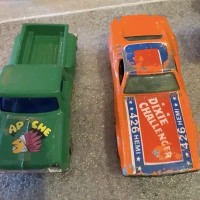 vintage tin cars