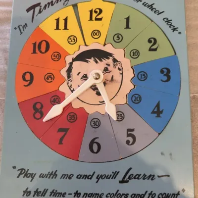 Learn How to Tell time, vintage