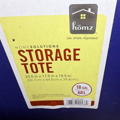 Very Large Collection of Lidded Storage Bins (B1-BC)