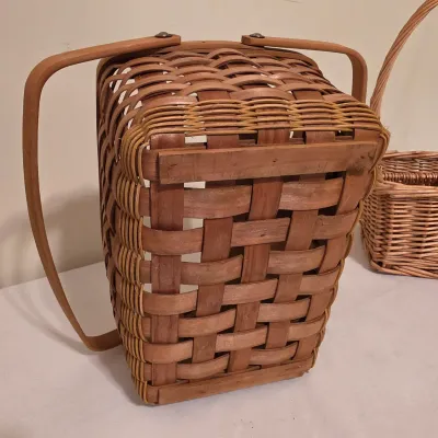 Collection of Wicker & Woven Style Baskets (B3-JS)