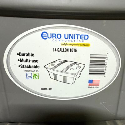 Very Large Collection of Lidded Storage Bins (B1-BC)