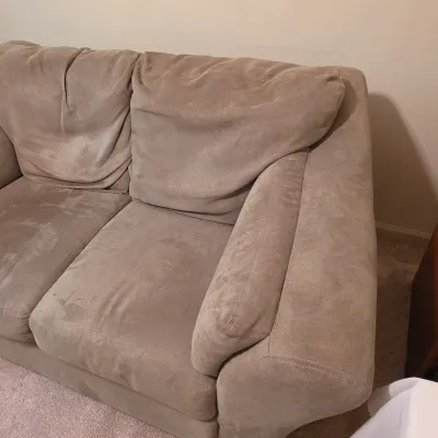 Sage Green Cloth Loveseat (B3-JS)