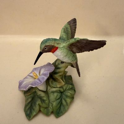 Lenox Fine Porcelain Hummingbird and Framed Art Print (PB-BC)
