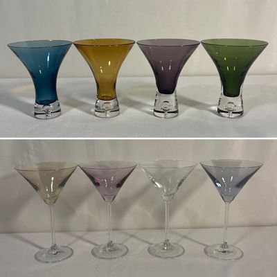 Mid-Century Bo Borgstrom Aseda & More Martini Glasses (DR-KA)