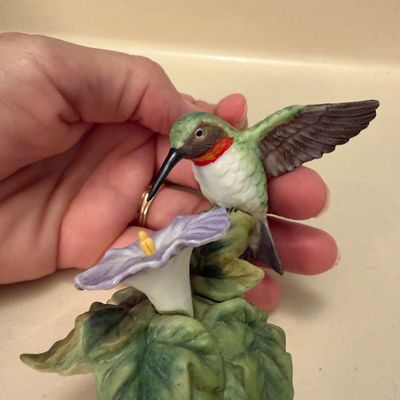 Lenox Fine Porcelain Hummingbird and Framed Art Print (PB-BC)