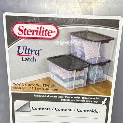Very Large Collection of Lidded Storage Bins (B1-BC)