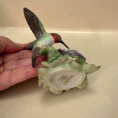 Lenox Fine Porcelain Hummingbird and Framed Art Print (PB-BC)